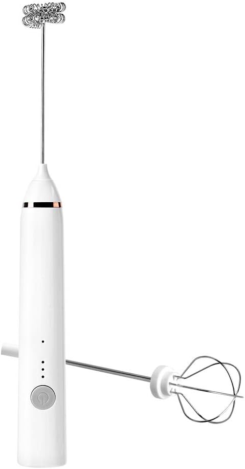Electric Milk Frother & Coffee Mixer — USB Rechargeable