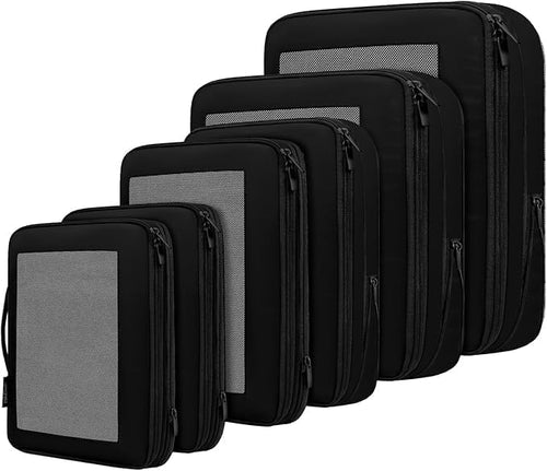 Compression Packing Cubes Set — 6 Piece Travel Organizer
