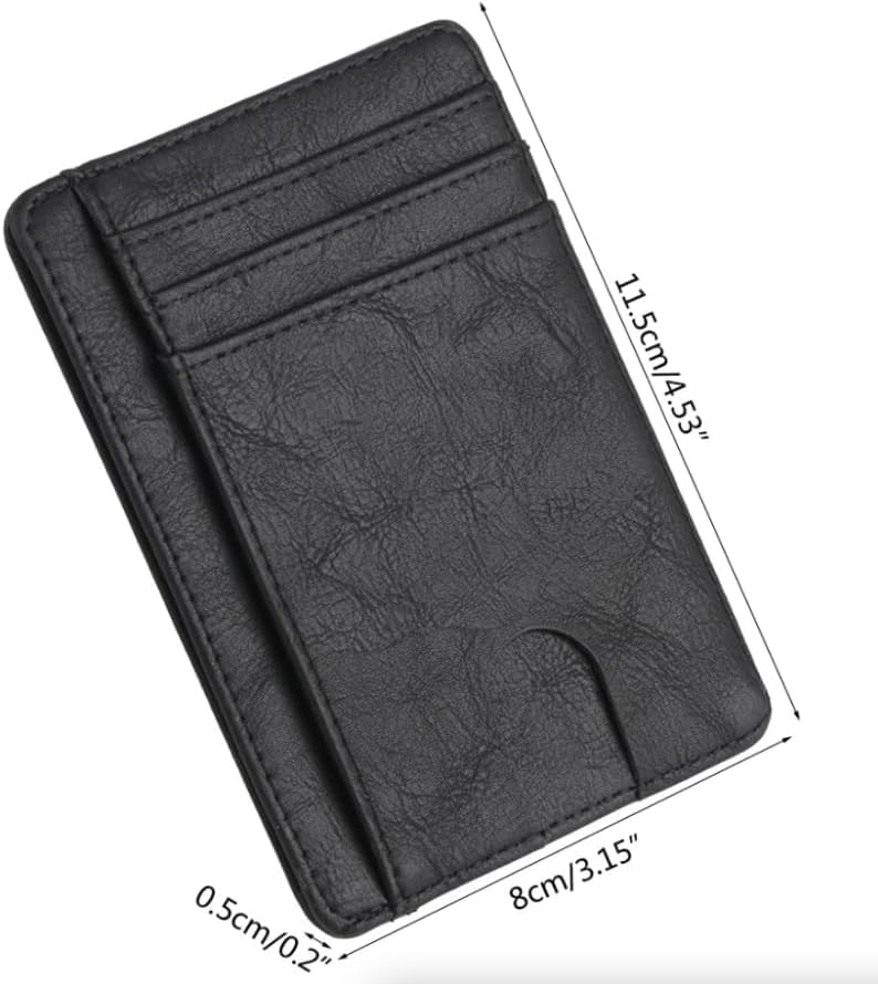 RFID Blocking Minimalist Slim Wallet — Vegan Leather