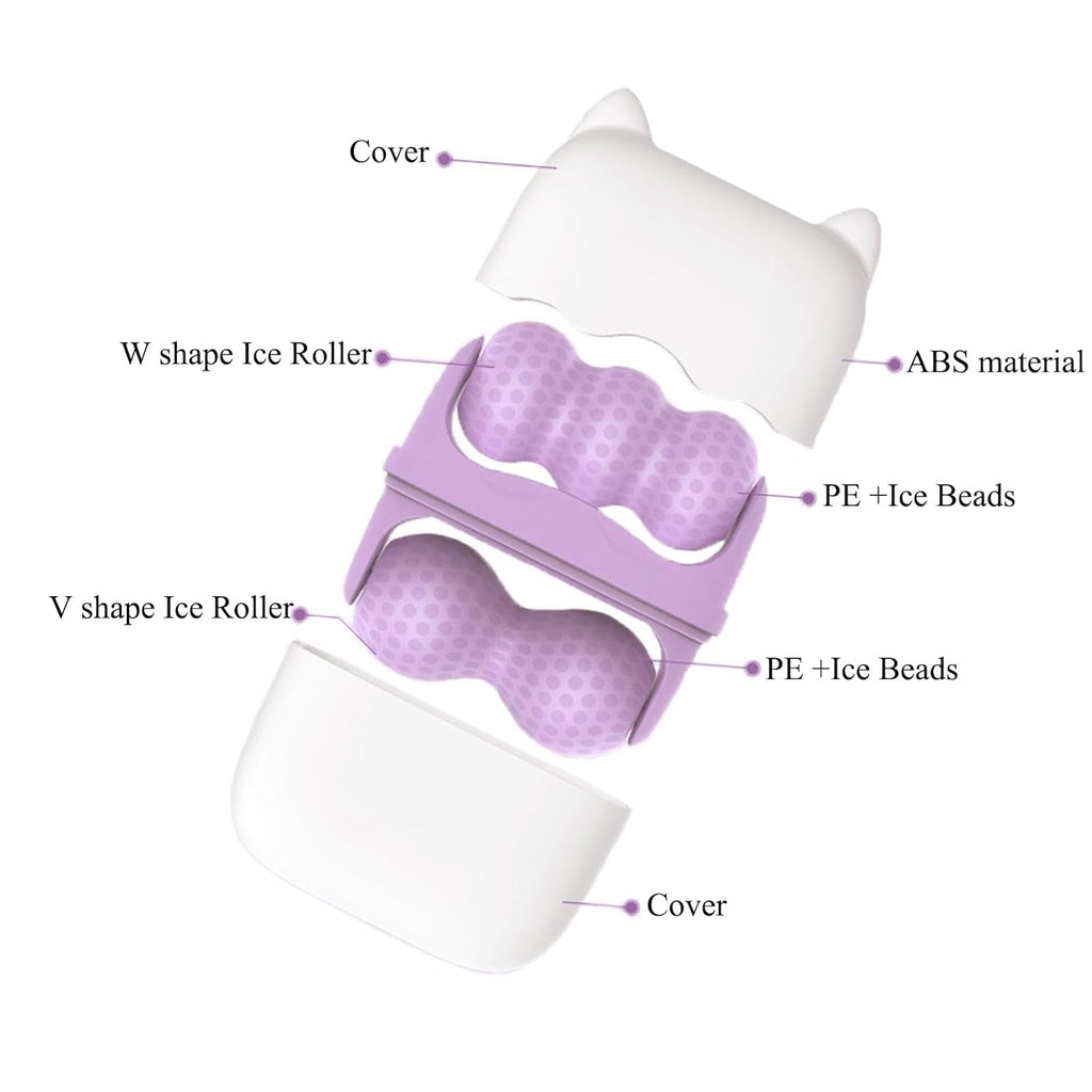 Ice Globe Eye Roller Set — De-Puff & Glow Skincare Tool