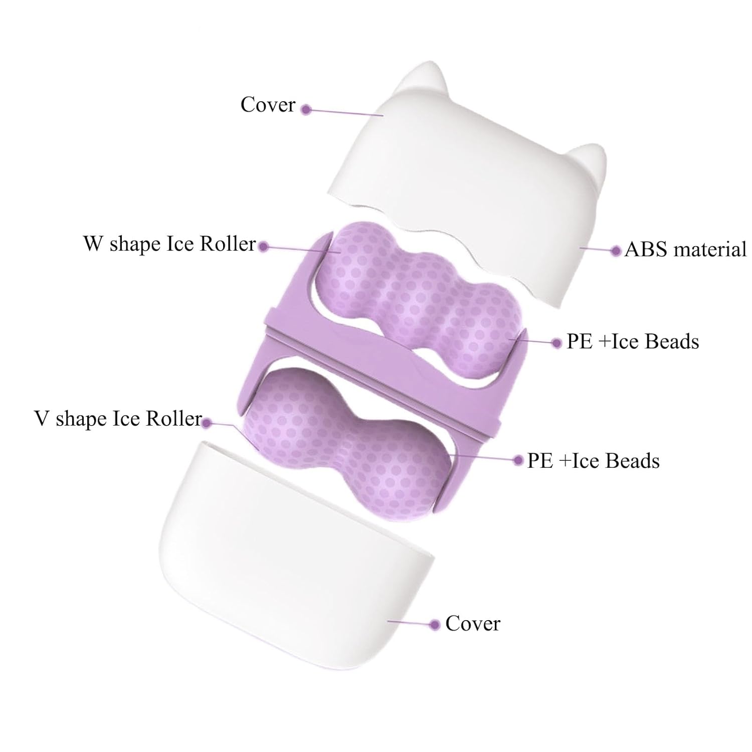 Ice Globe Eye Roller Set — De-Puff & Glow Skincare Tool