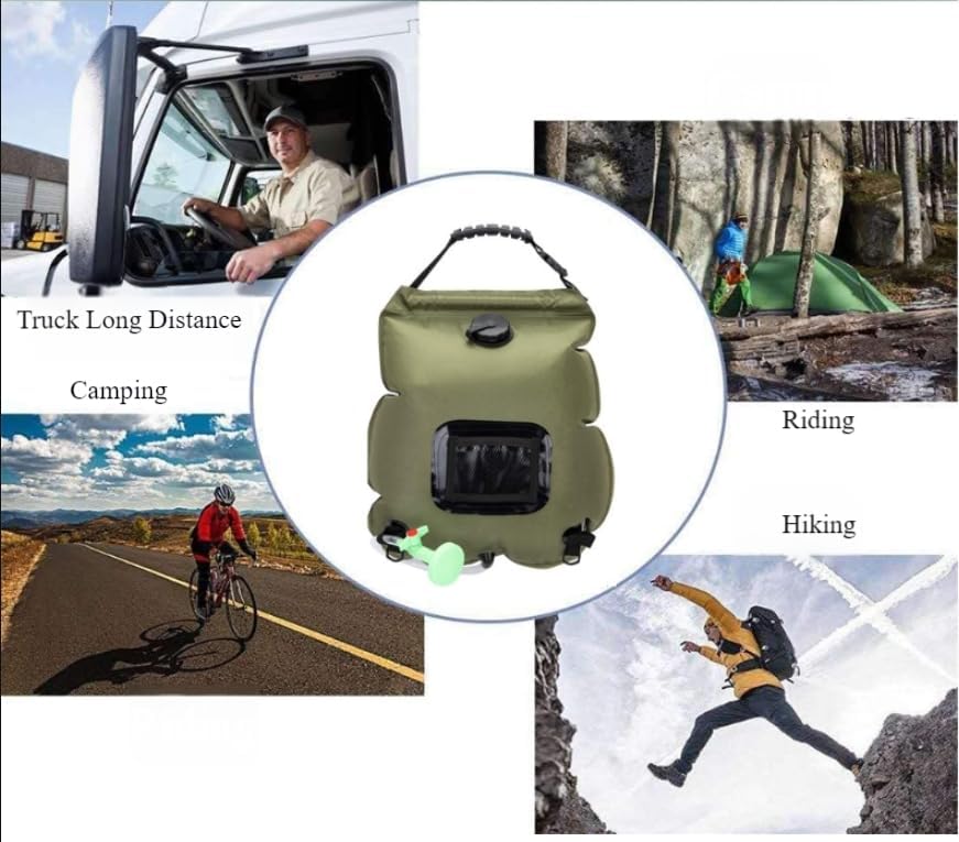AquaShower Pro — Portable Solar Camping Shower