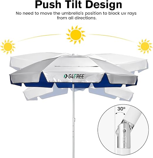 Anti-Wind UV Protection Beach Parasol — Summer Essential