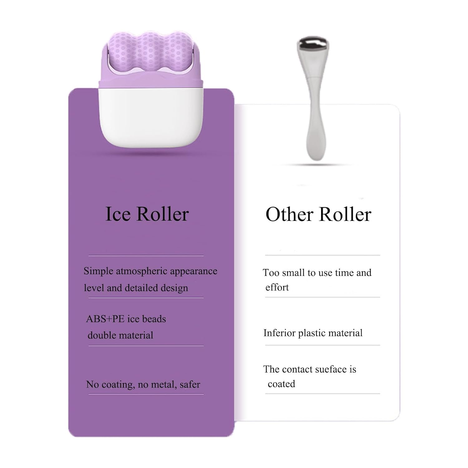 Ice Globe Eye Roller Set — De-Puff & Glow Skincare Tool