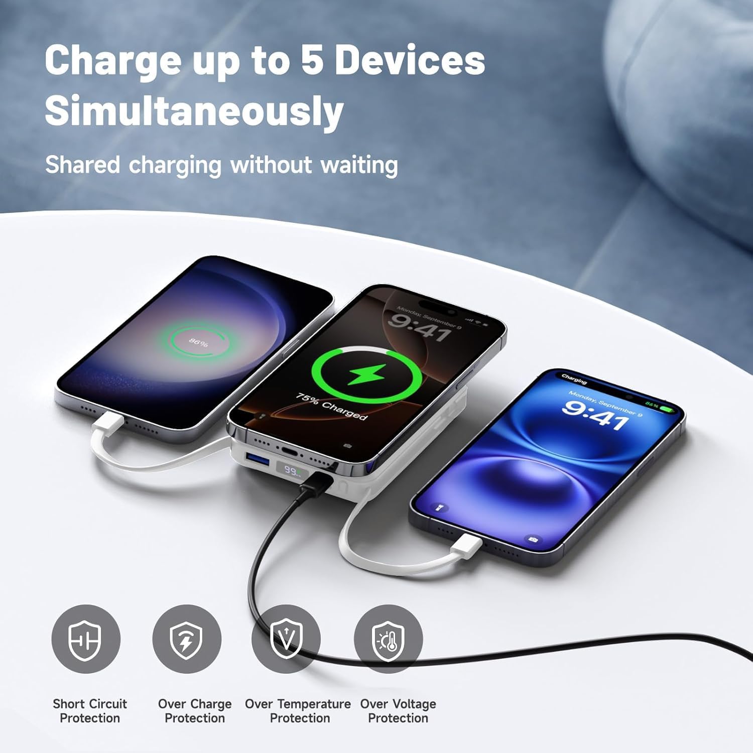 VoltAura MagCharge — Premium MagSafe Portable Power Bank