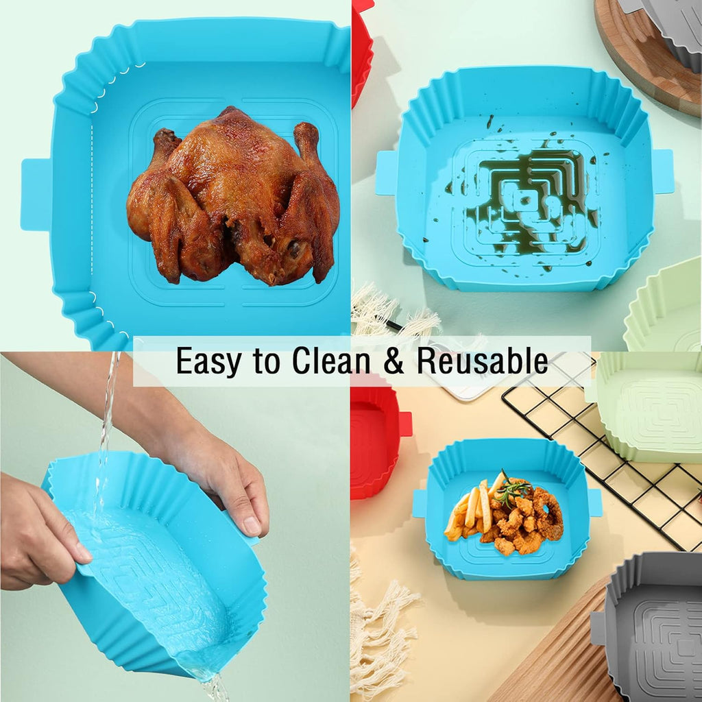 ChefShield Pro — Premium Silicone Air Fryer Liners