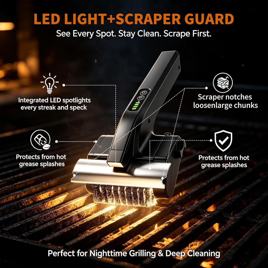 GrillSpark Pro — Electric BBQ Cleaning Brush