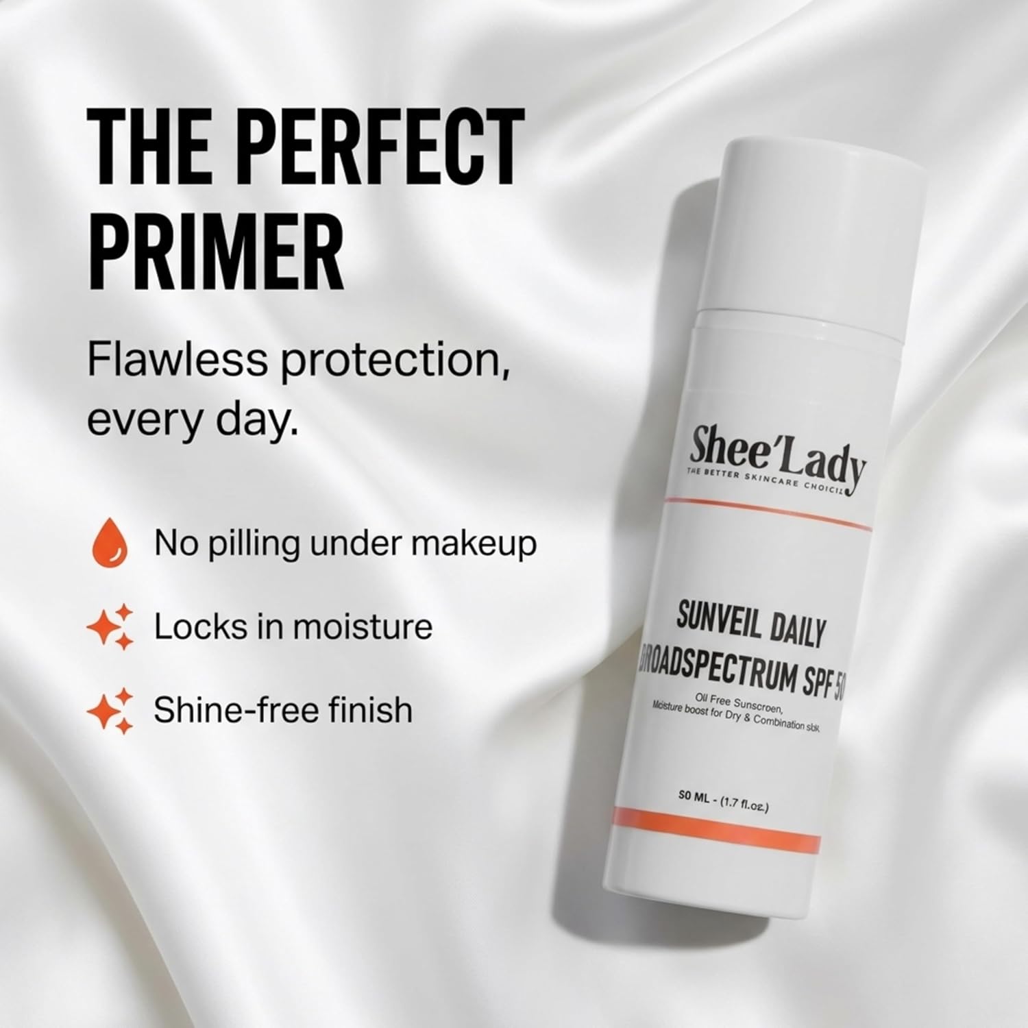 SolarVeil Luxe — SPF 50+ Invisible Sunscreen Mist