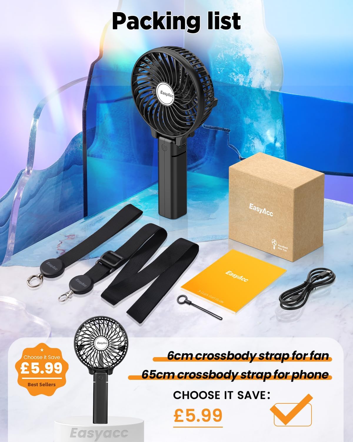ArcticBreeze Elite — Luxury Portable Cooling Fan