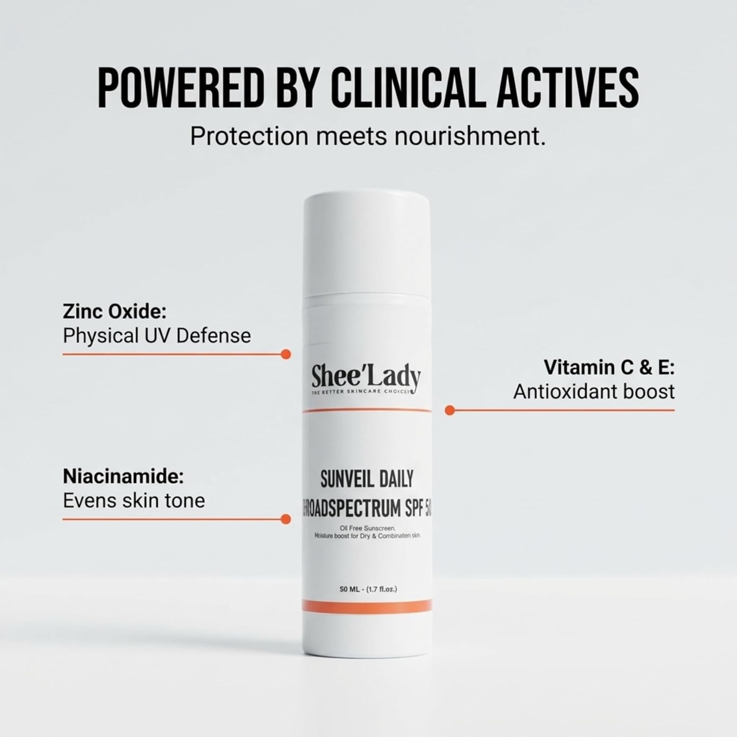 SolarVeil Luxe — SPF 50+ Invisible Sunscreen Mist