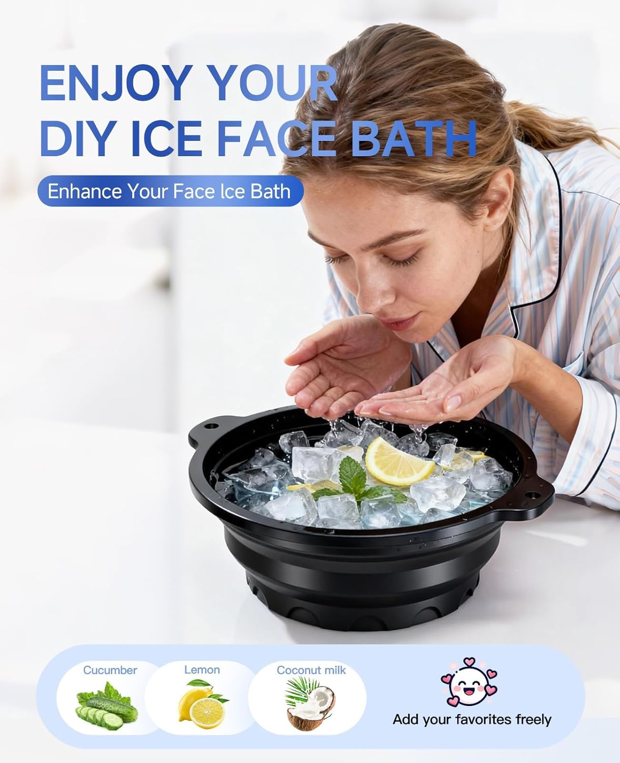 CryoGlow Luxe — Celebrity Facial Ice Bath Bowl