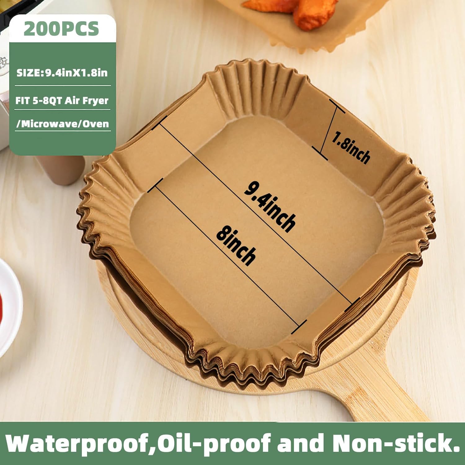 ChefShield Pro — Premium Silicone Air Fryer Liners