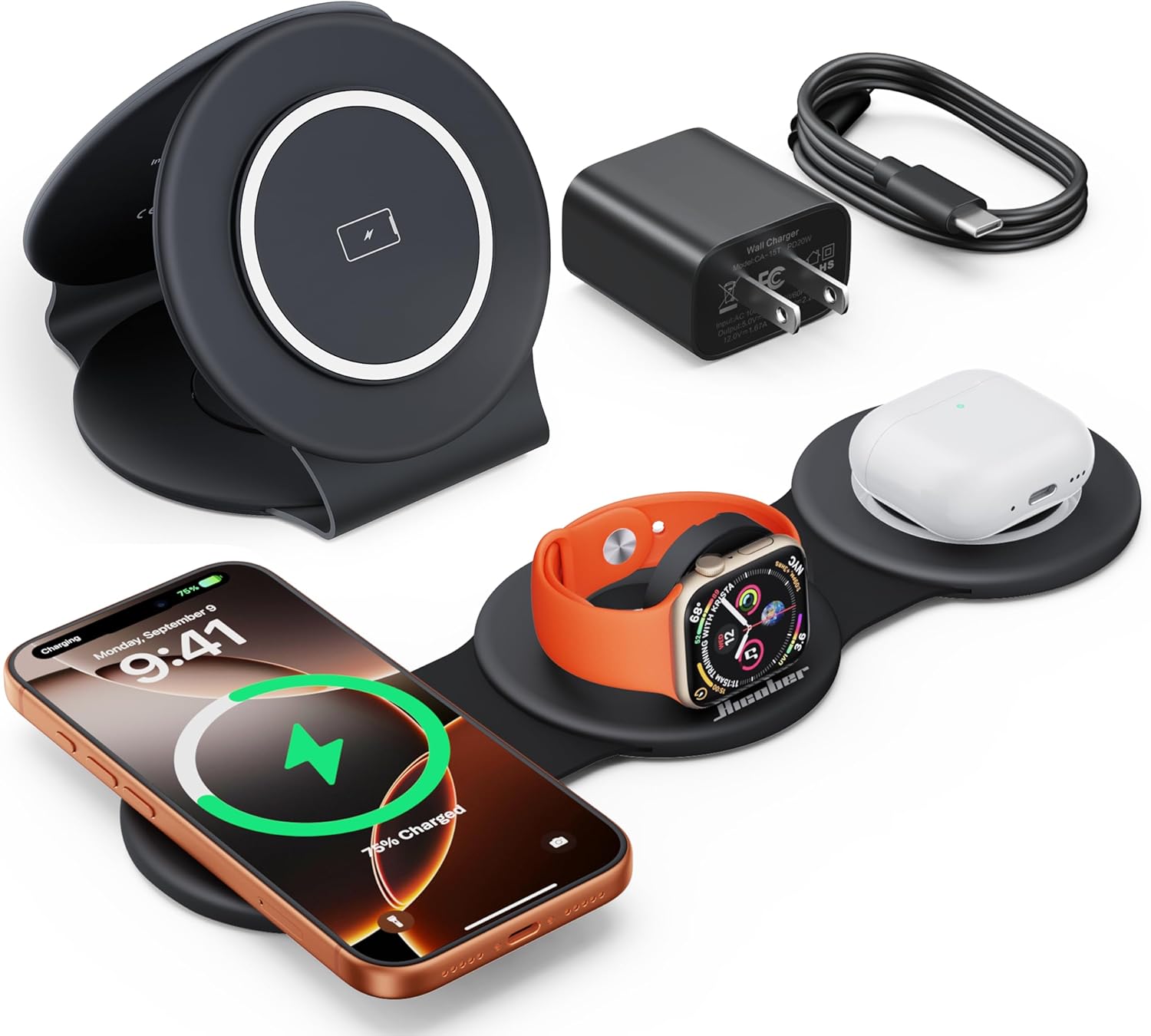 6-in-1 Wireless Charging Station Pad