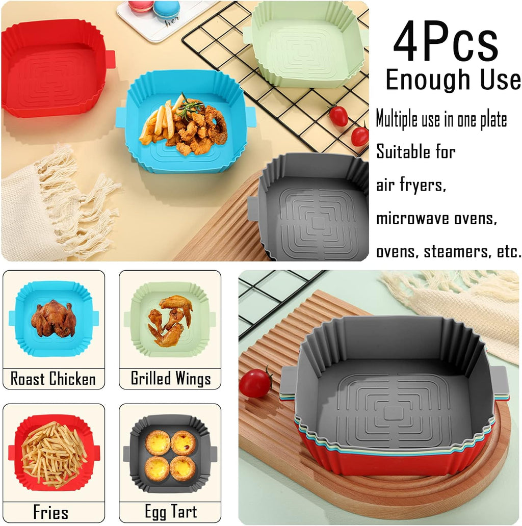 ChefShield Pro — Premium Silicone Air Fryer Liners