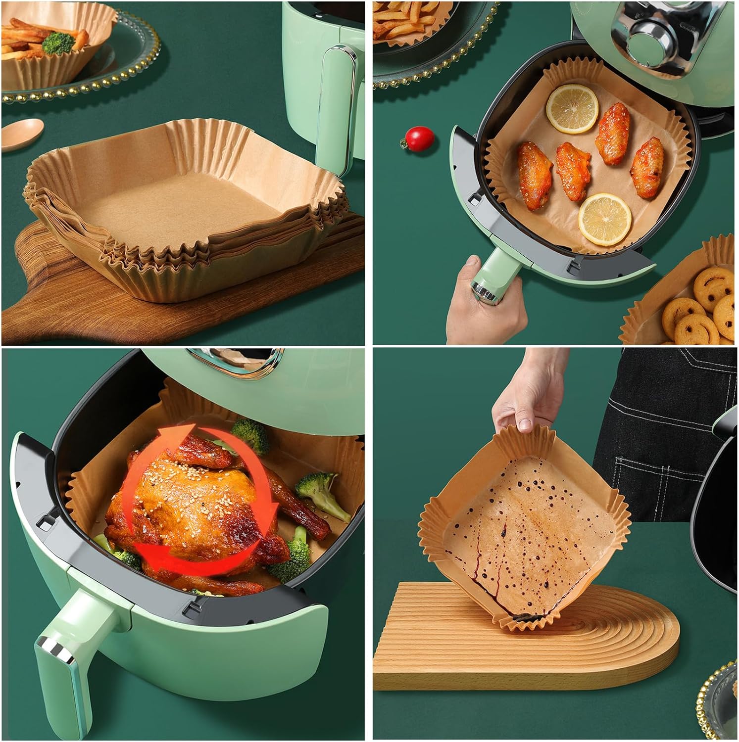 ChefShield Pro — Premium Silicone Air Fryer Liners
