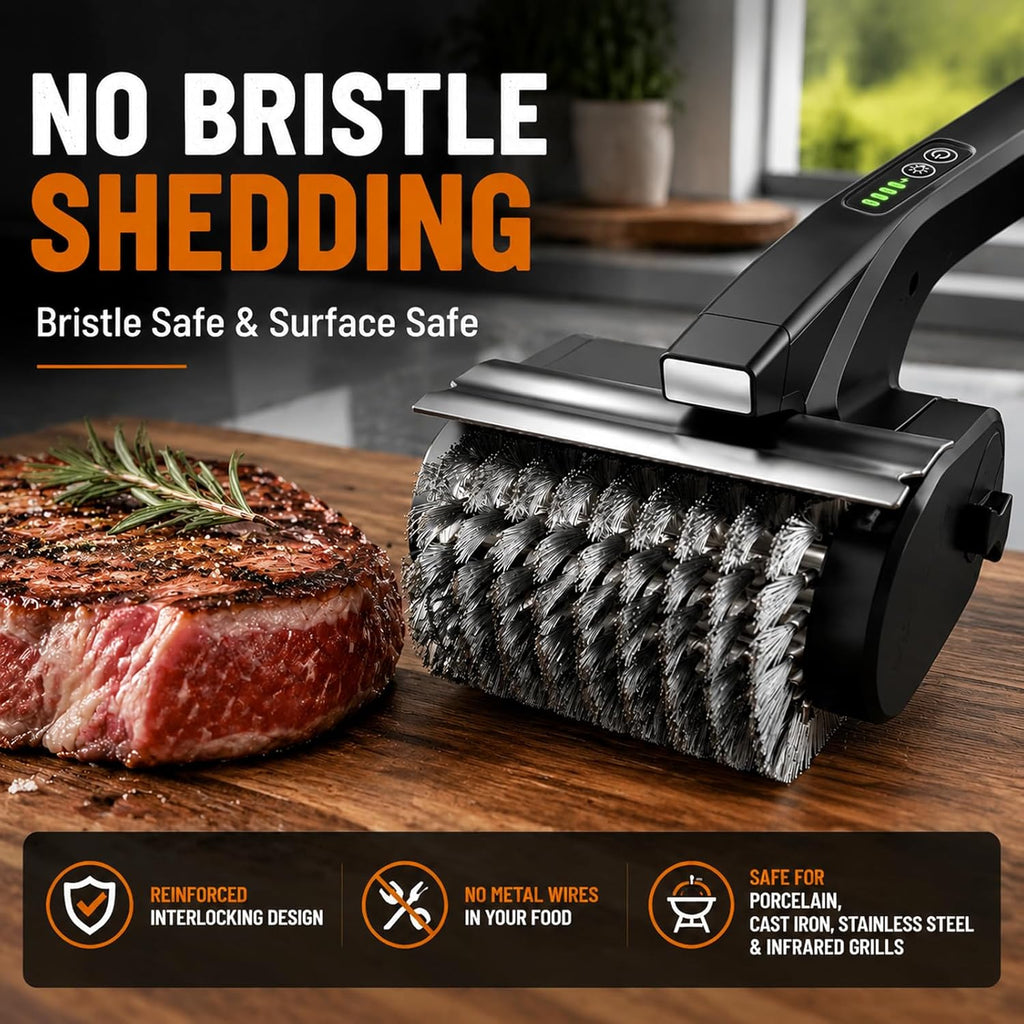GrillSpark Pro — Electric BBQ Cleaning Brush